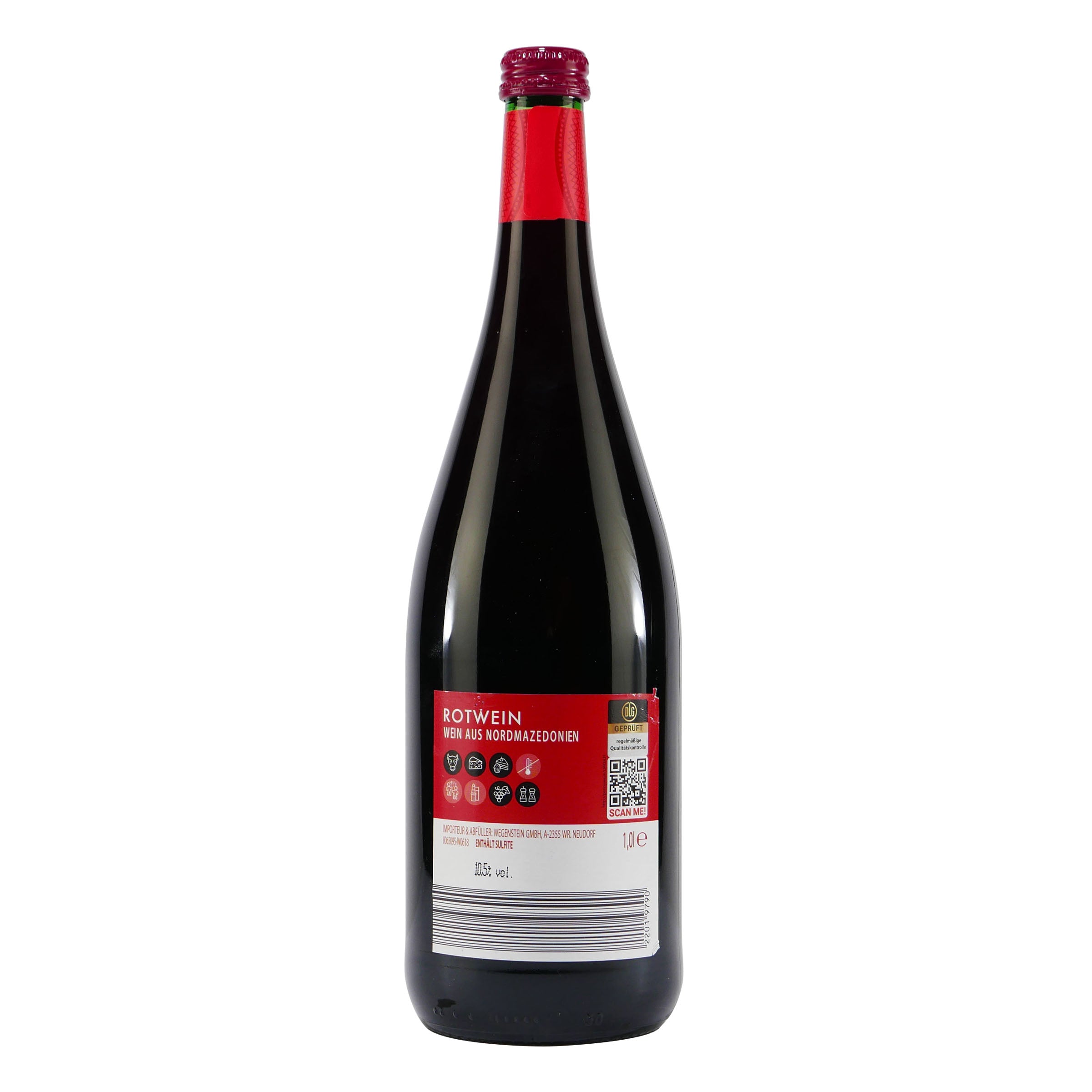 Wegenstein Nordmaz. Rotwein -lieblich- (6 x 1,0L)