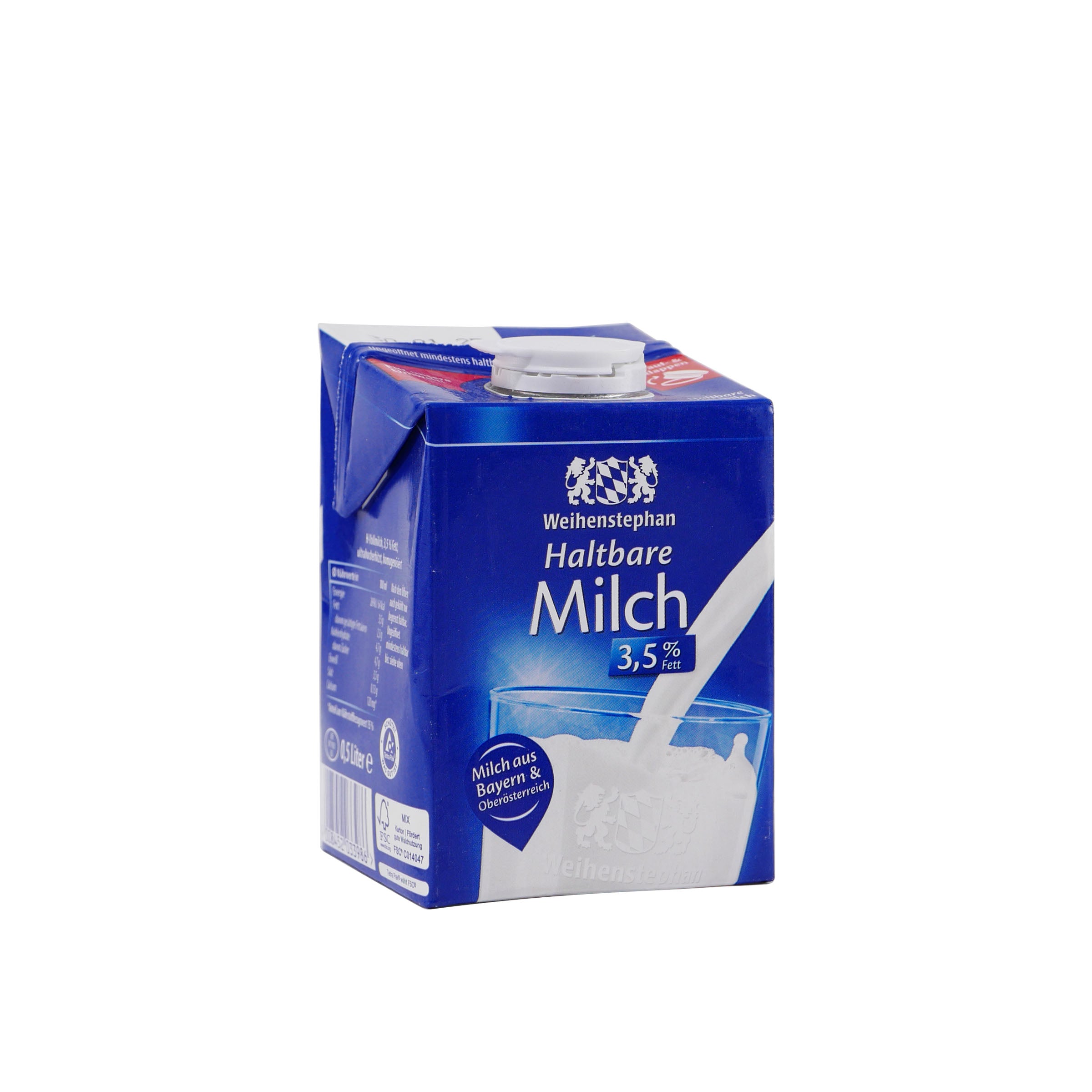 Weihenstephan Haltbare Milch 3,5% Fett (12 x 0,5L)