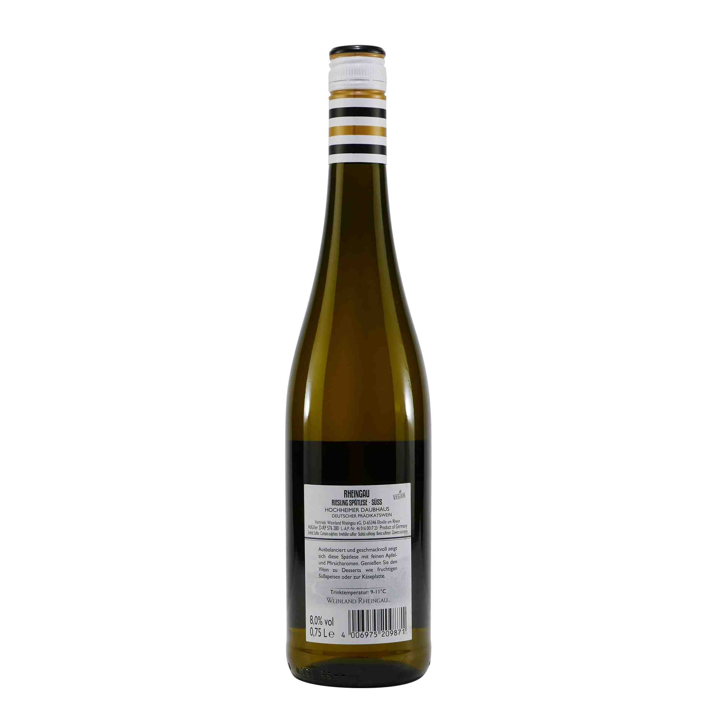 Weinland Rheingau Spätlese Riesling -lieblich- (6 x 0,75L)