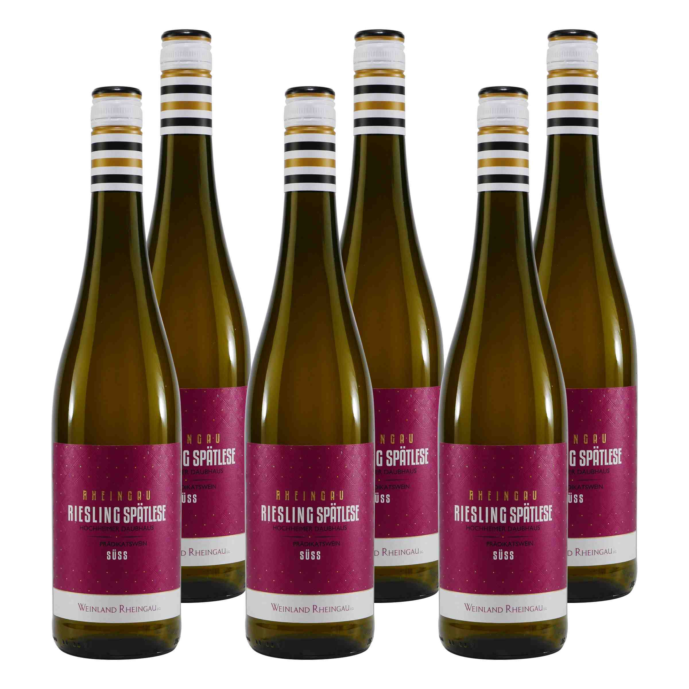 Weinland Rheingau Spätlese Riesling -lieblich- (6 x 0,75L)