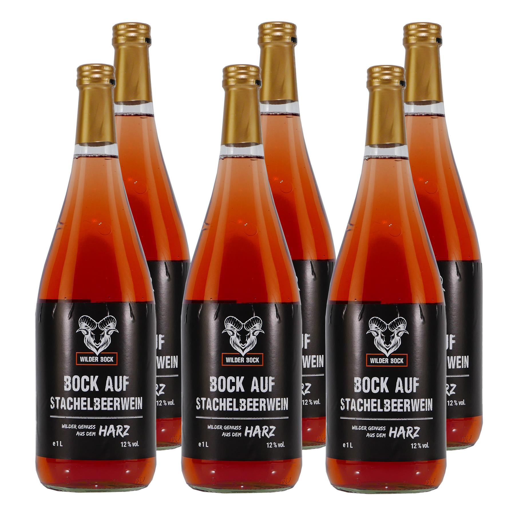 Wilder Bock Stachelbeerwein (6 x 1,0L)