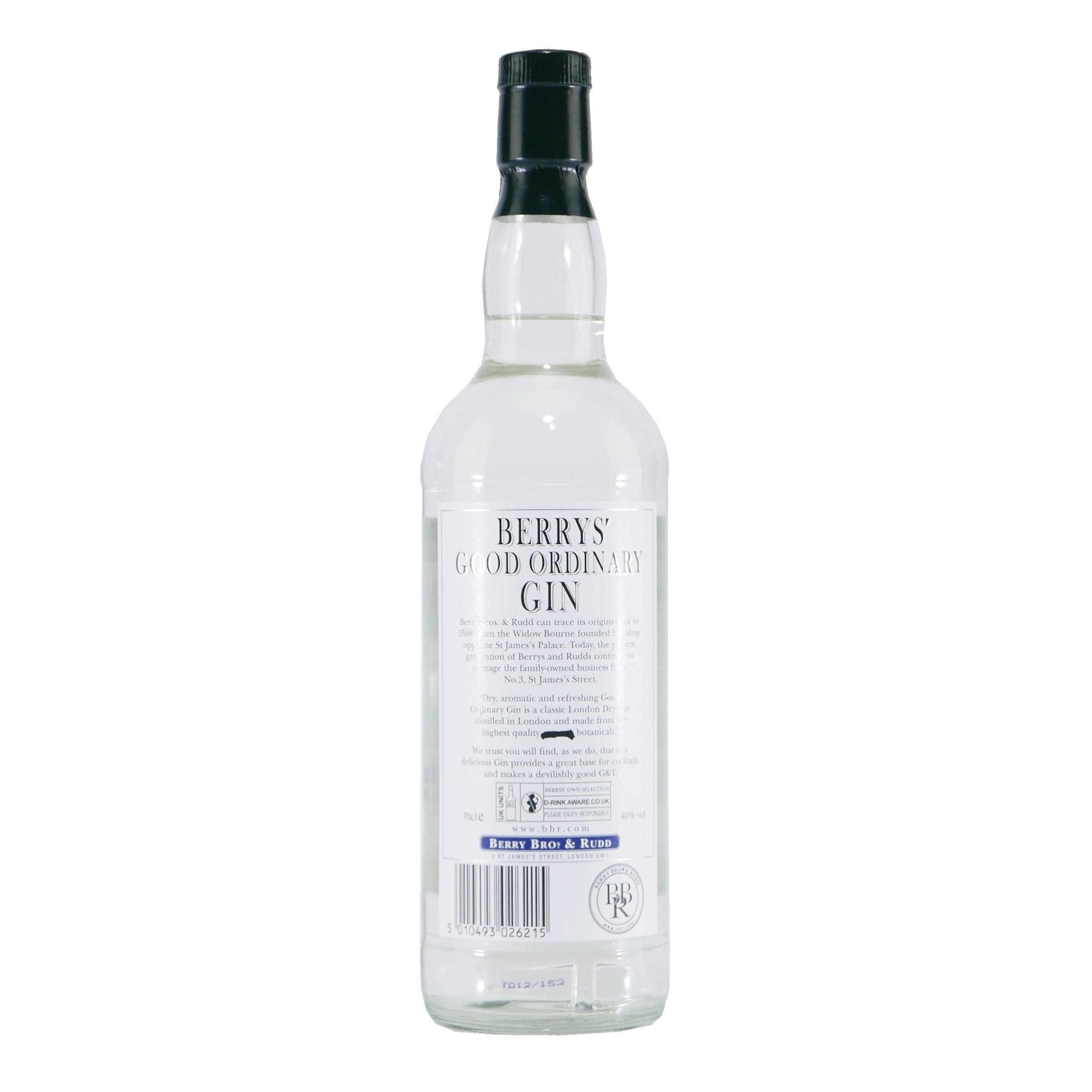Berry's Good Ordinary Gin mit Geschenk-Holzkiste