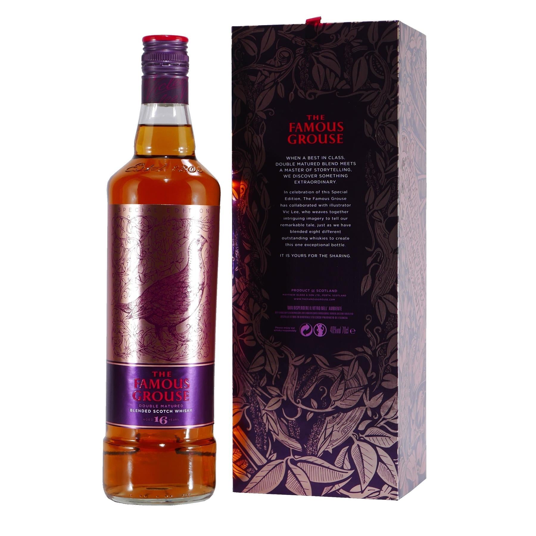 Famous Grouse Blended Scotch Whisky 16 J Vic Lee Special Edition