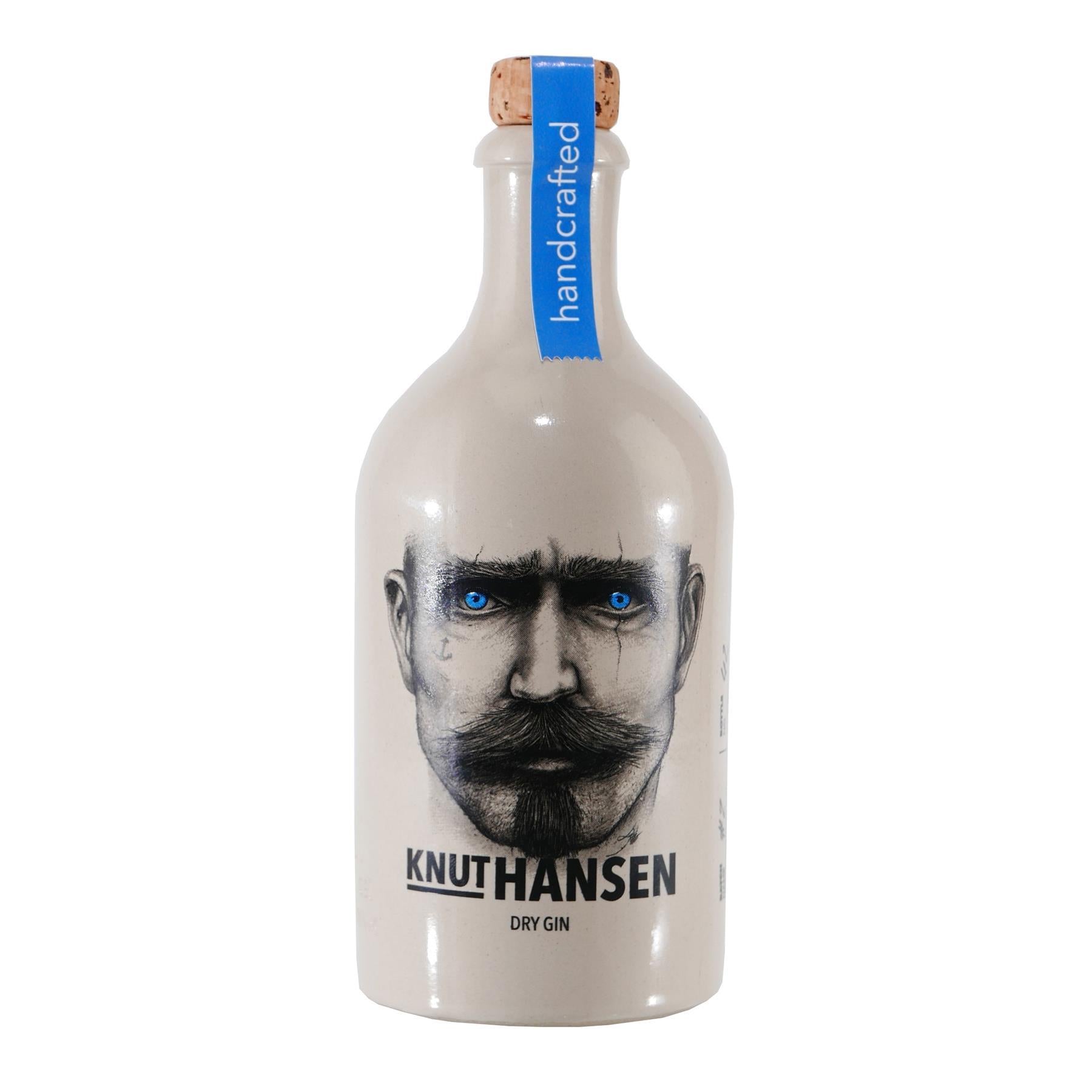 Knut Hansen Dry Gin mit Geschenk-Holzkiste