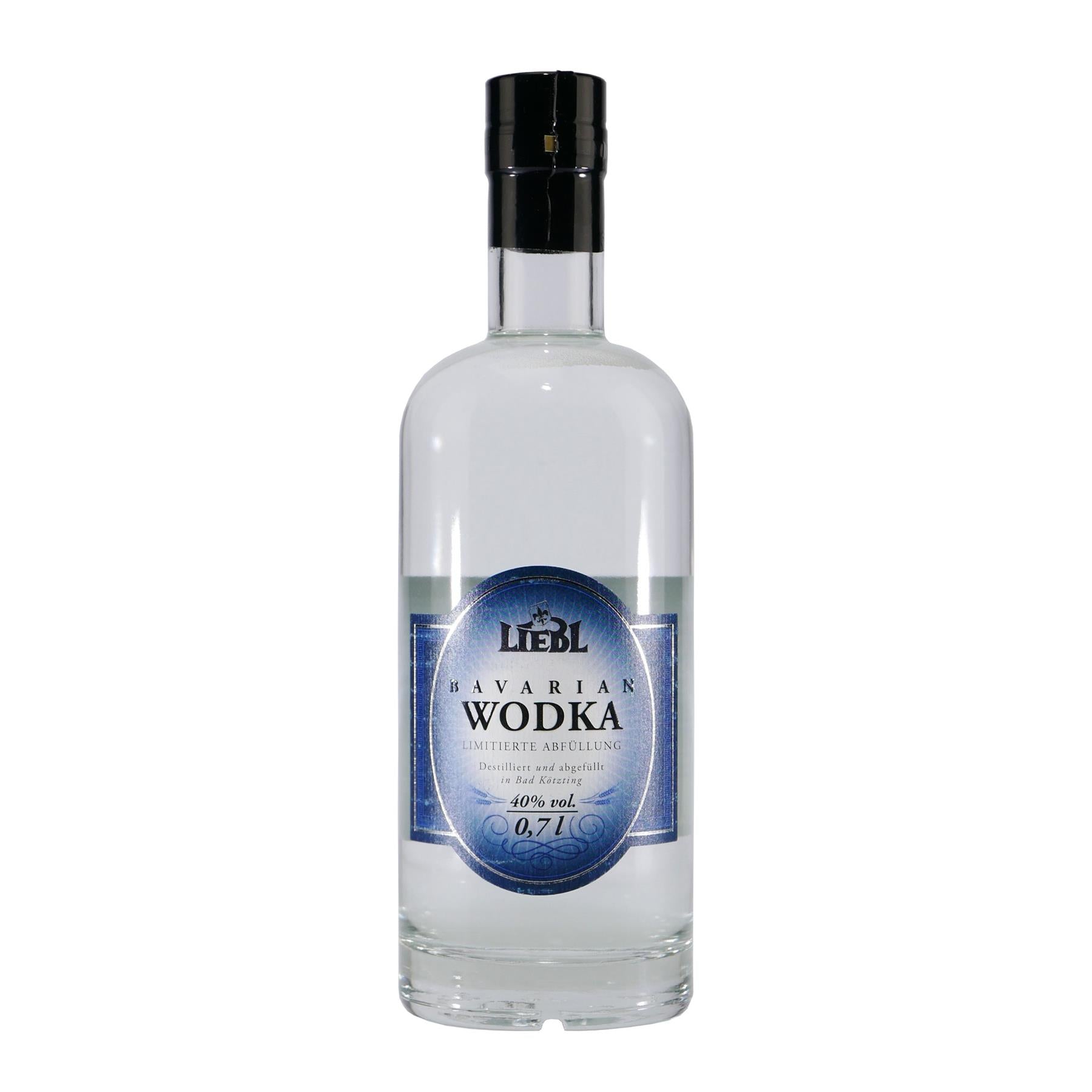 Liebl Bavarian Wodka mit Geschenk-Holzkiste