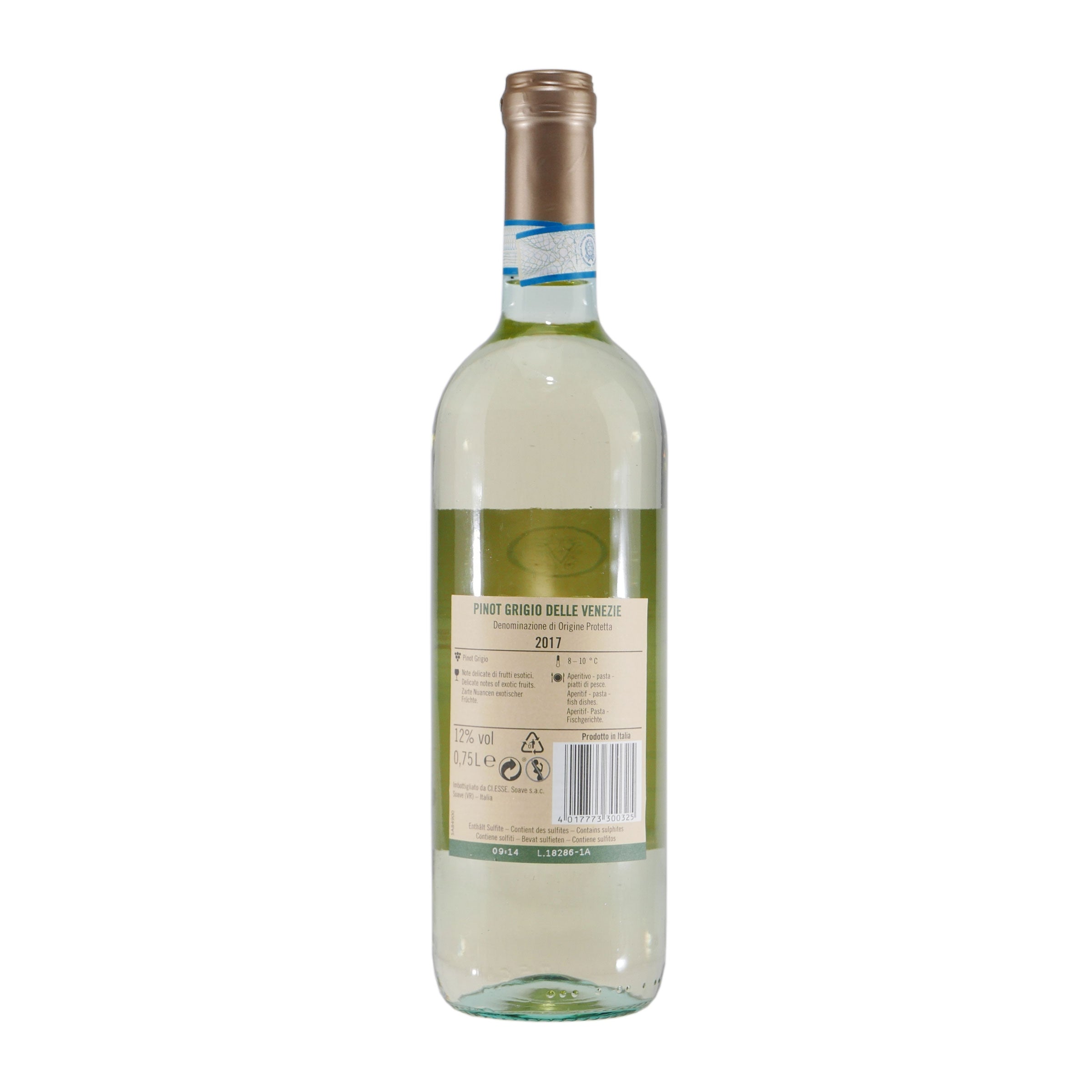 Valmarone Pinot Grigio Italienischer Weißwein (6 x 0,75L)