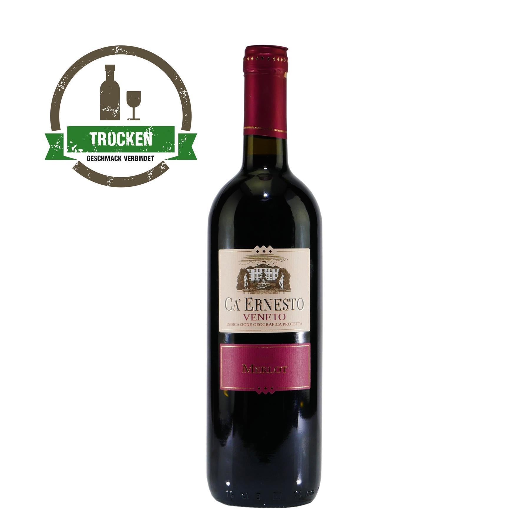 CA' ERNESTO Merlot IGP - Italienischer Rotwein (6 x 0,75L)