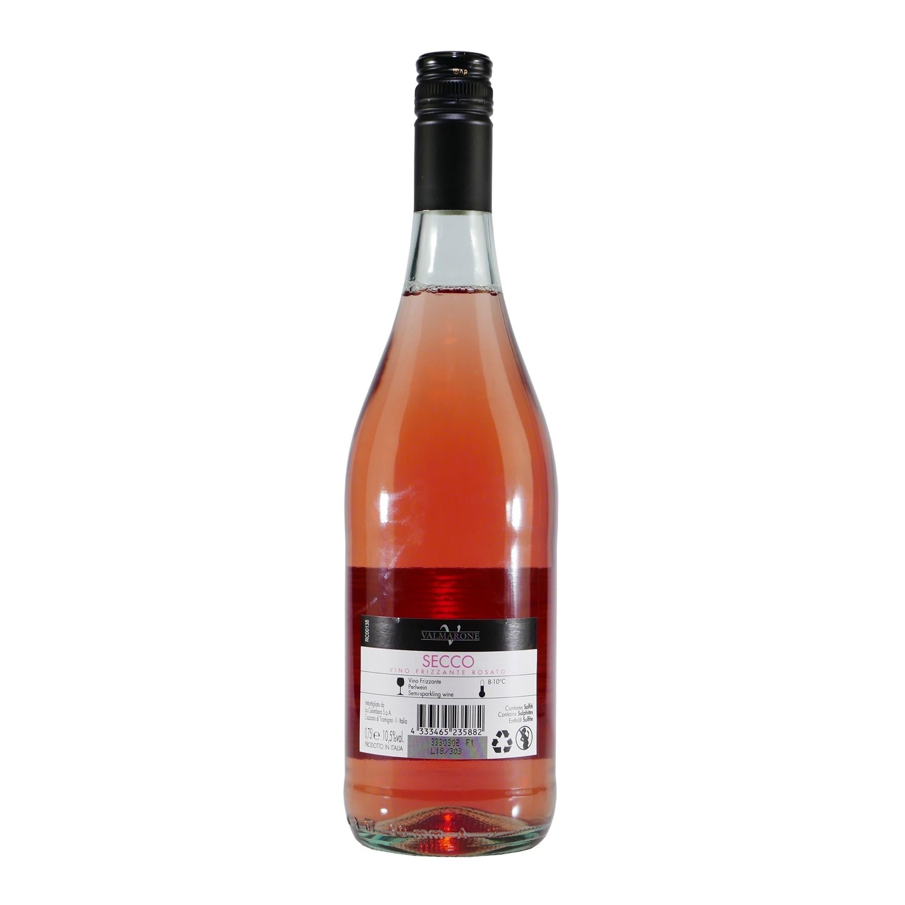 Valmarone Rosato Vino Frizzante - Secco trocken (6 x 0,75L)