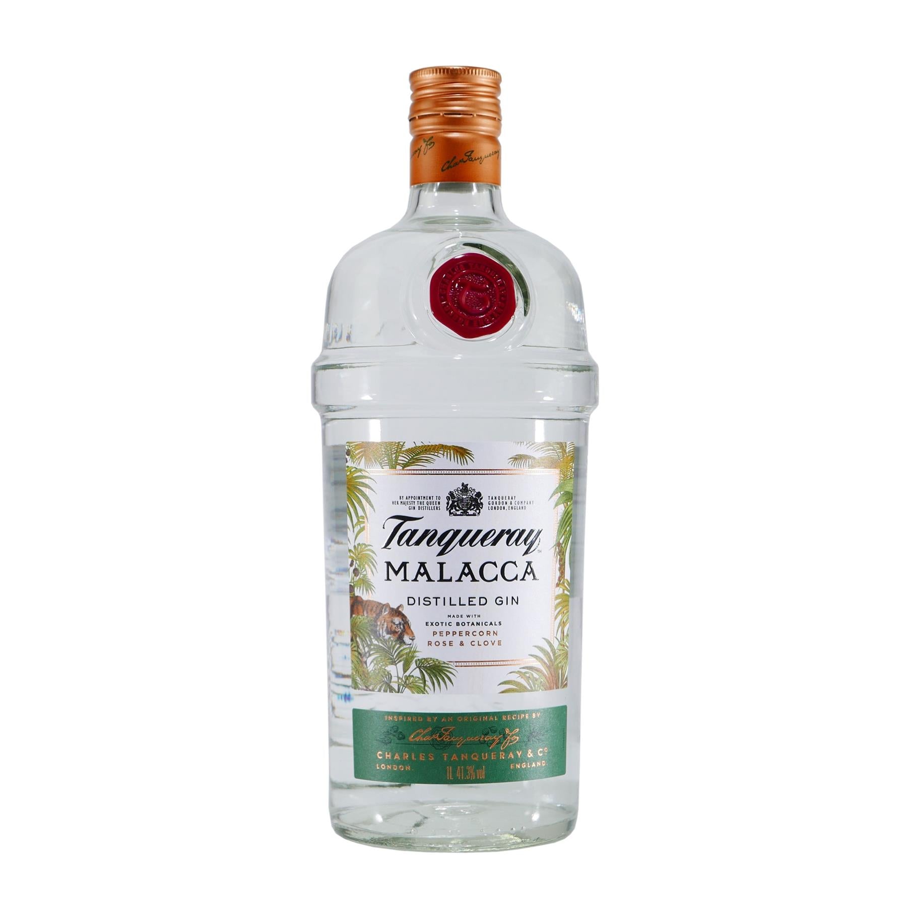 Tanqueray Malacca Gin mit Geschenk-Holzkiste