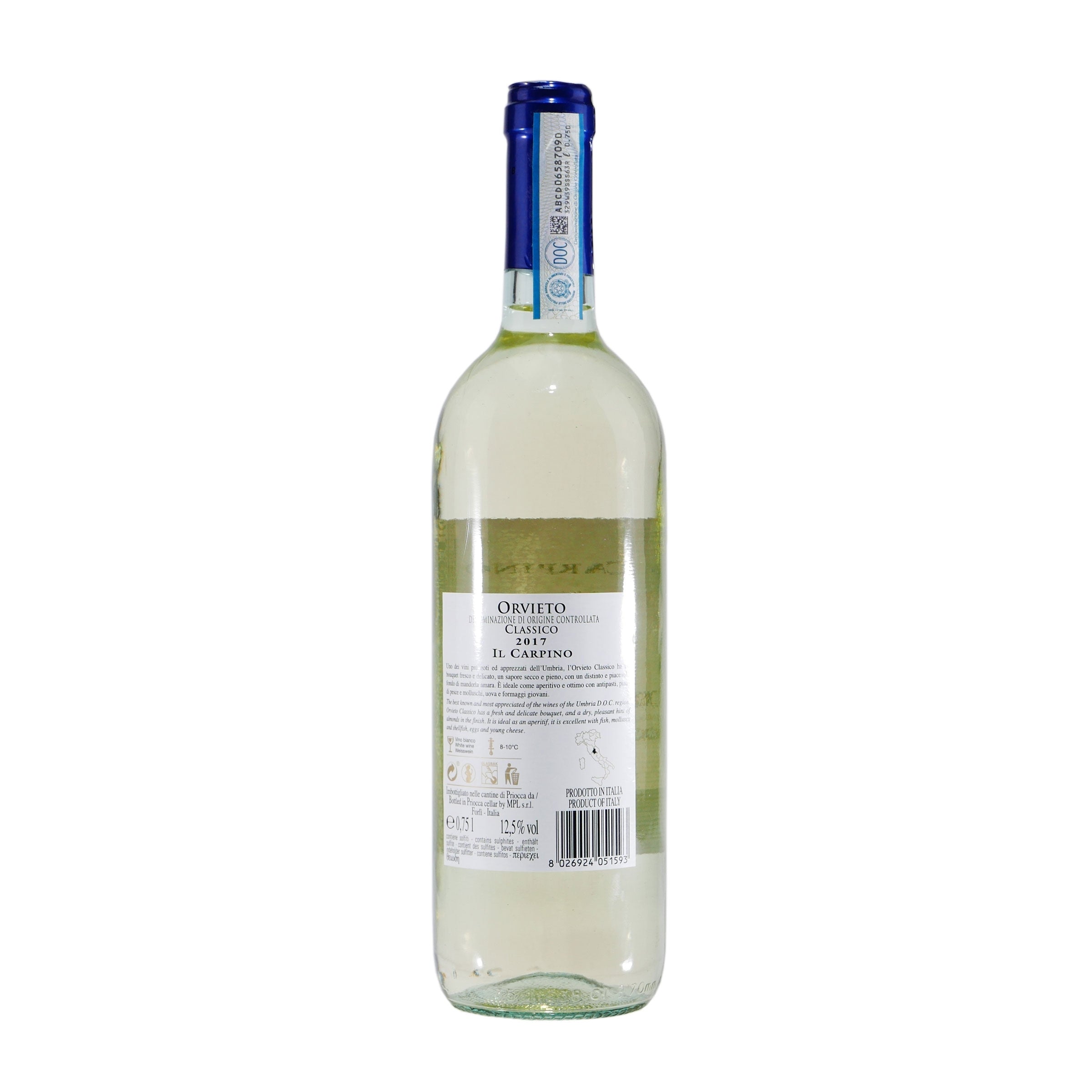 IL Carpino Orvieto Classico Weißwein DOC -trocken- (6 x 0,75L)