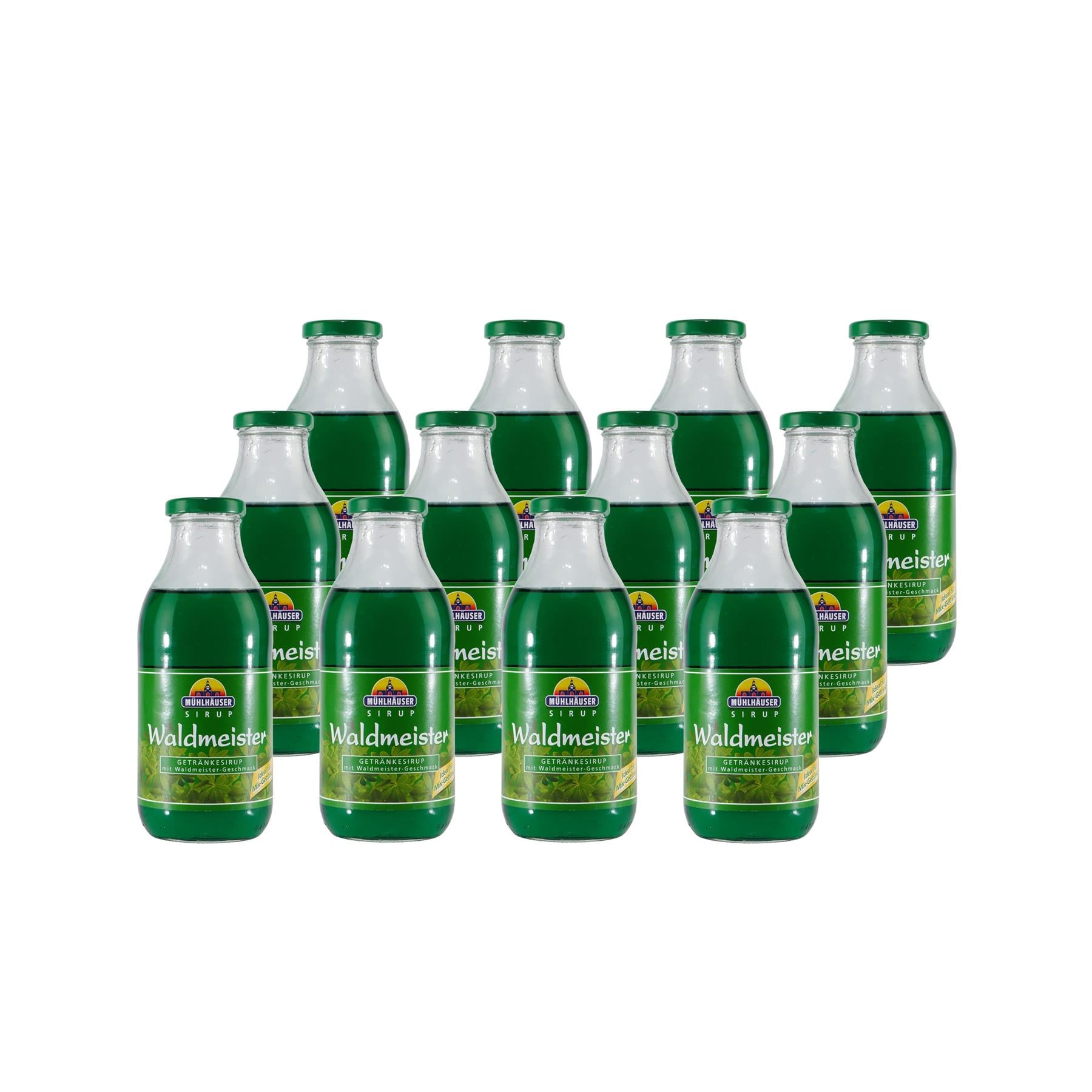 Mühlhäuser Waldmeister Getränkesirup (12 x 0,5L)