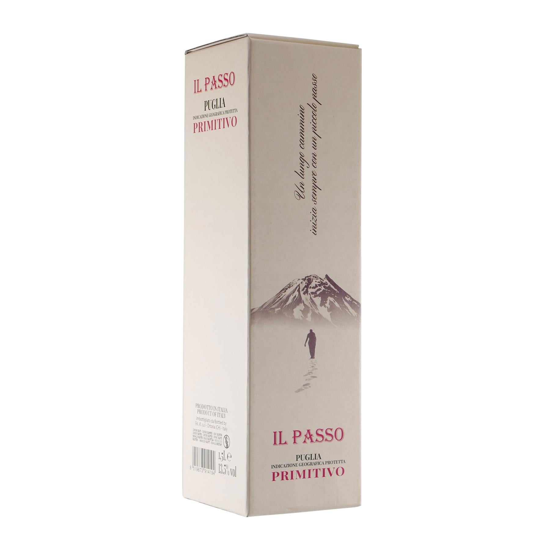 IL PASSO Primitivo Puglia IGP - Italienischer Rotwein 1,5L