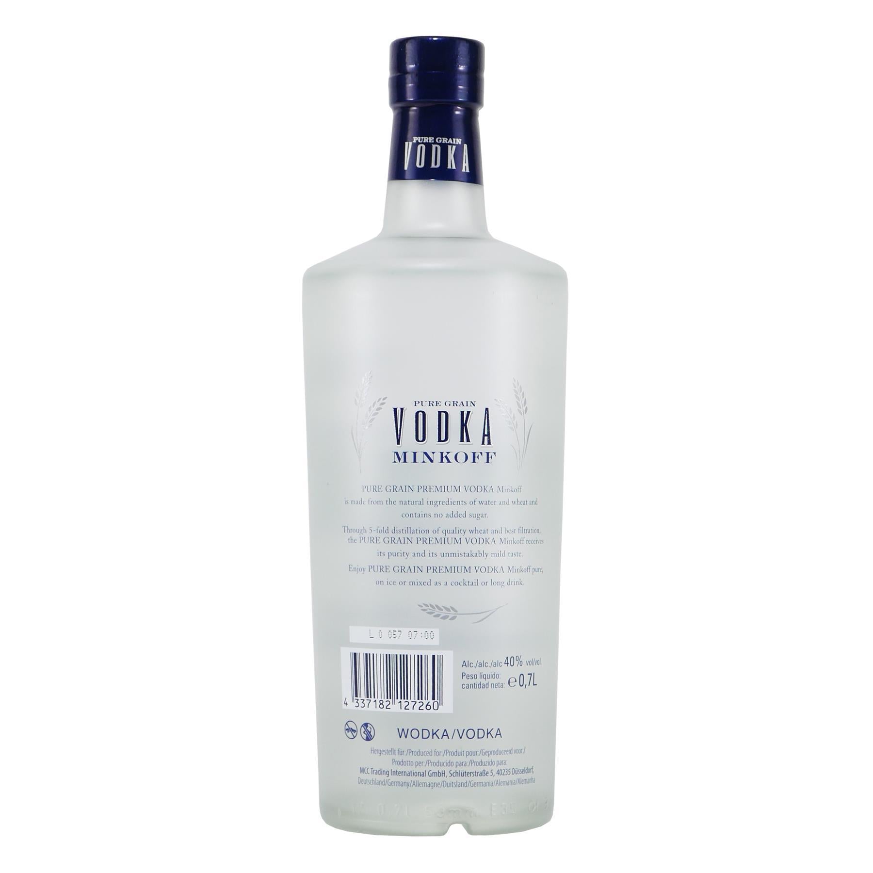 Minkoff Premium Vodka mit Geschenk-HK