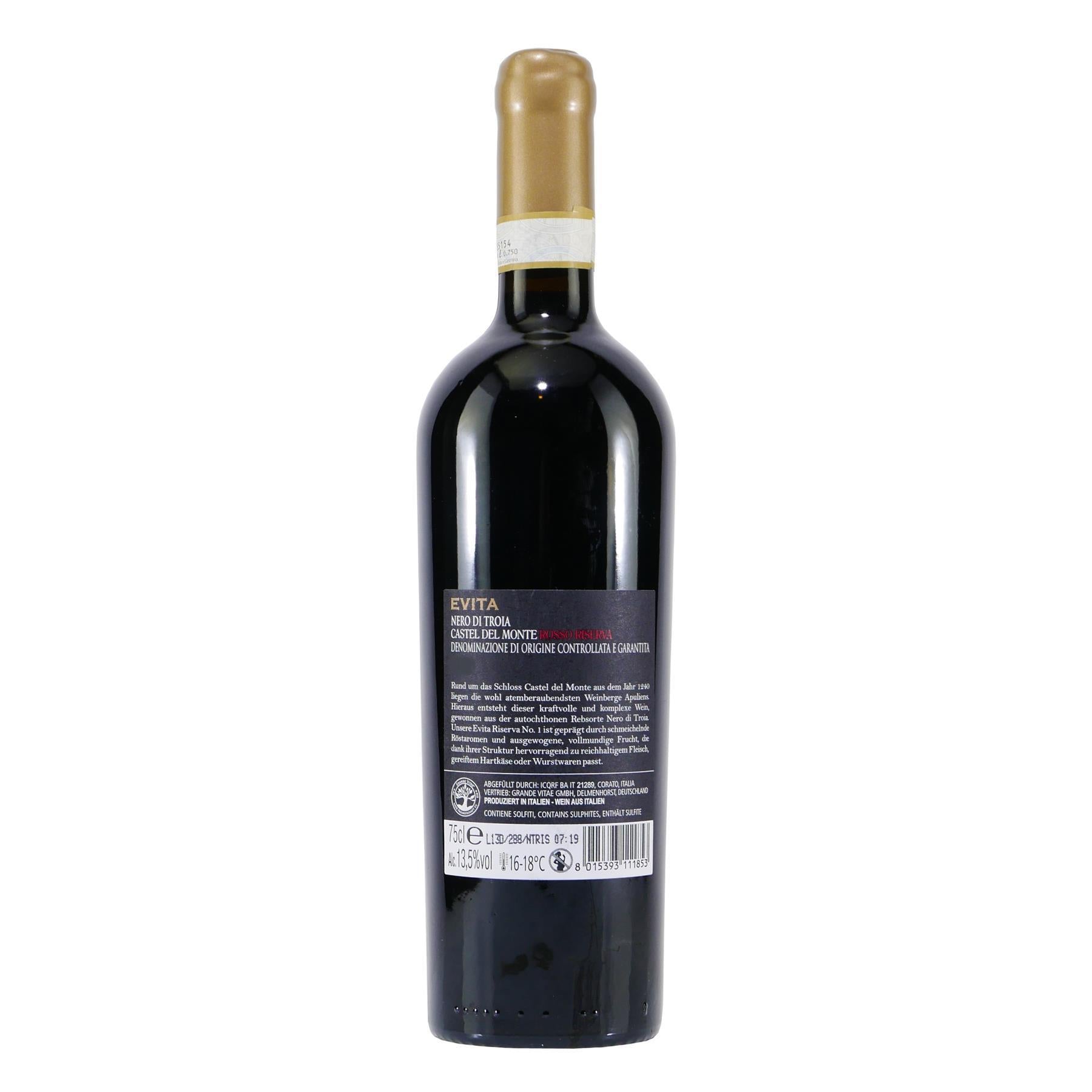 Evita Rosso Riserva No.1 DOC -trocken- Italienischer Rotwein