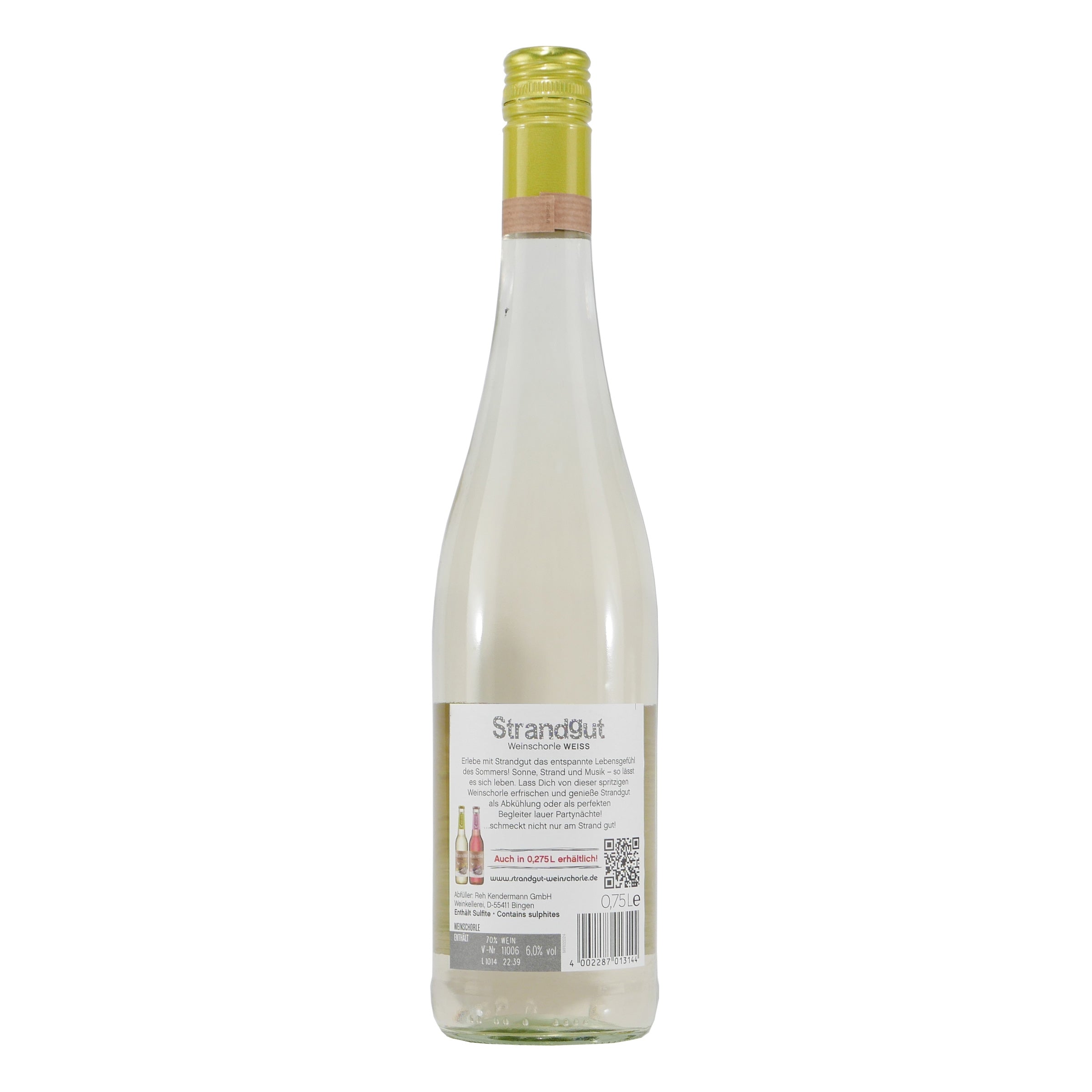 Strandgut Weinschorle Weiß (6 x 0,75L)
