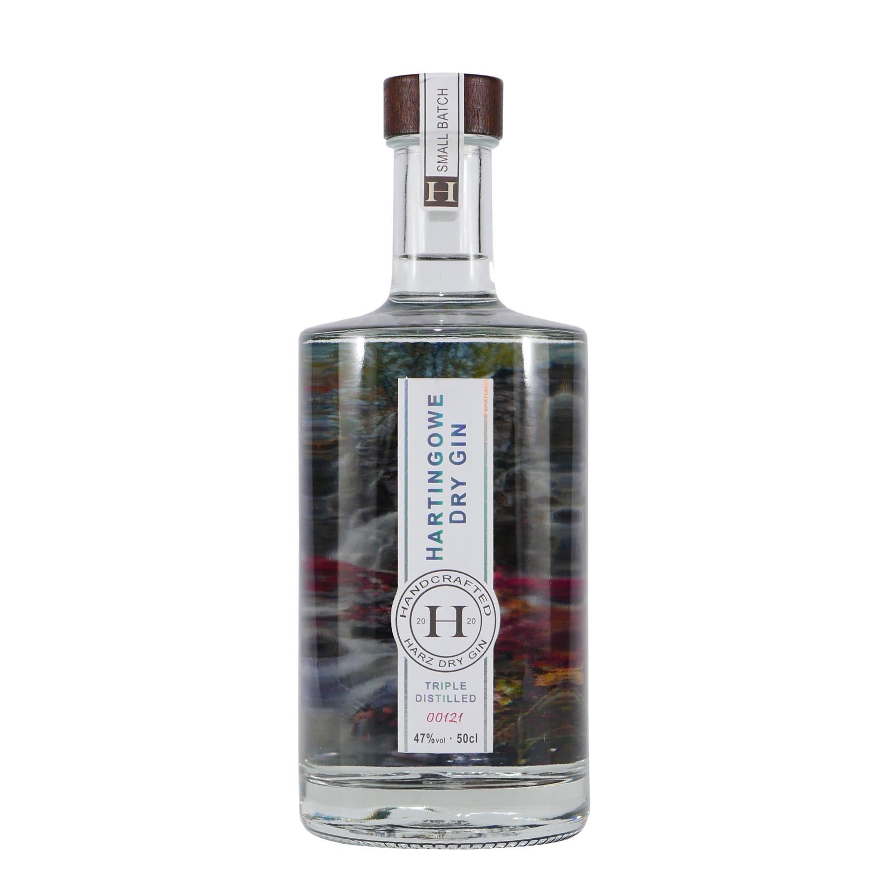 Hartingowe Dry Gin mit Geschenk-Holzkiste