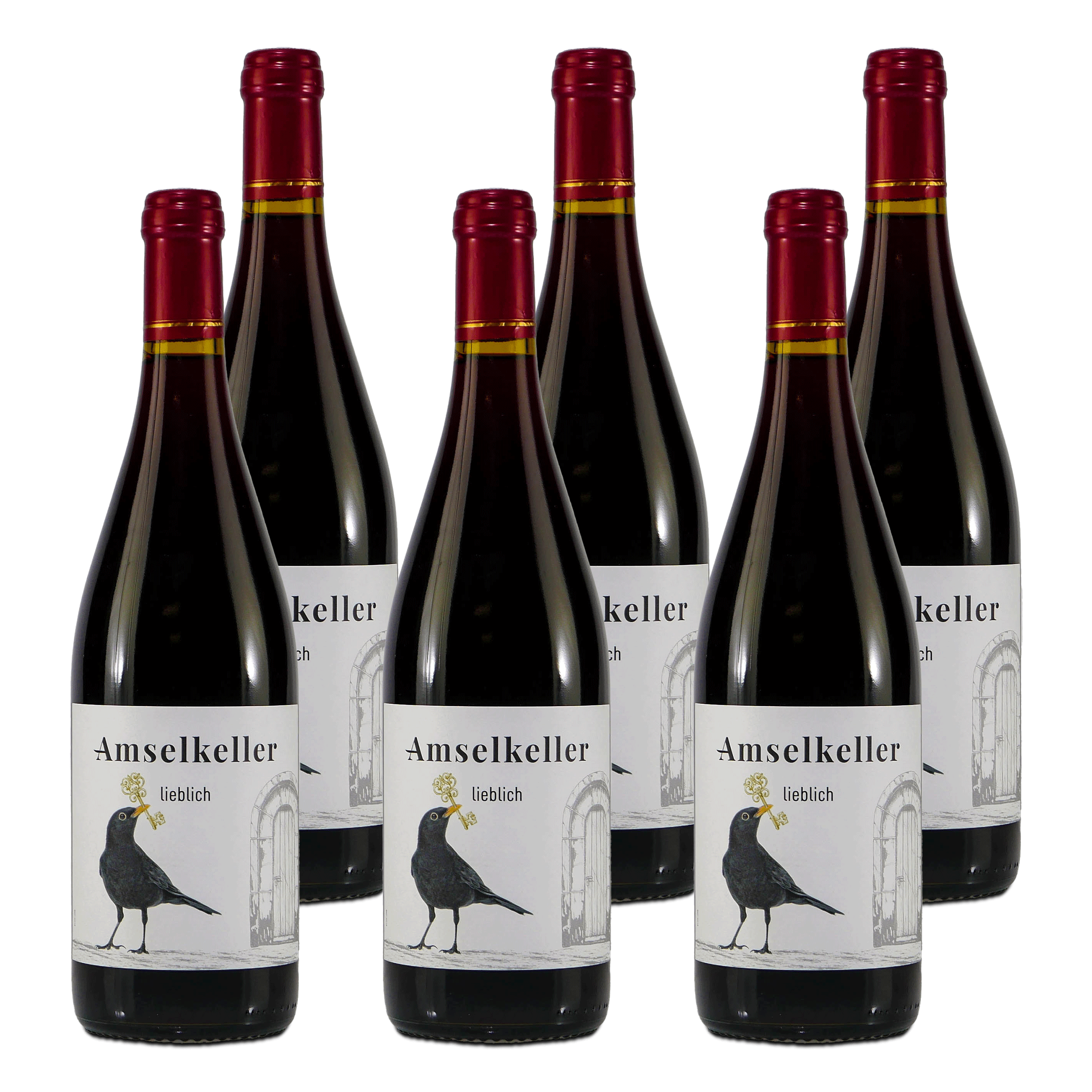 Amselkeller Rotwein -lieblich- (6 x 0,75L)