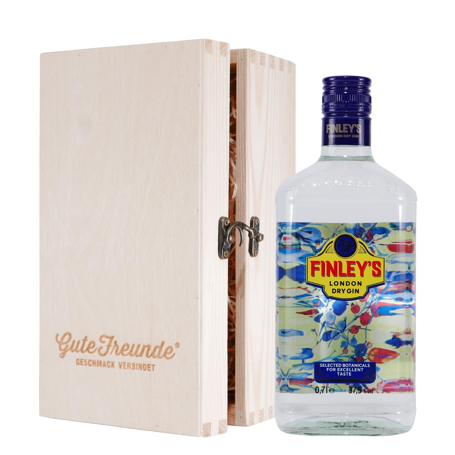 Finley's London Dry Gin mit Geschenk-HK