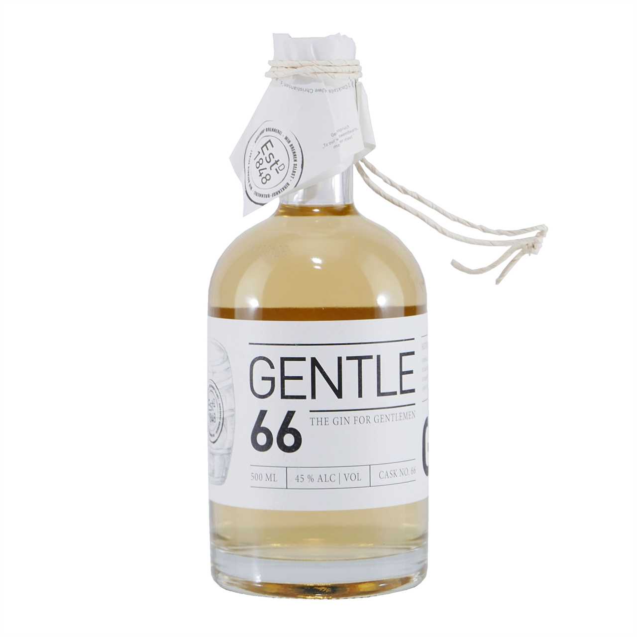 Gentle 66 – The Gin for Gentlemen mit Geschenk-Holzkiste