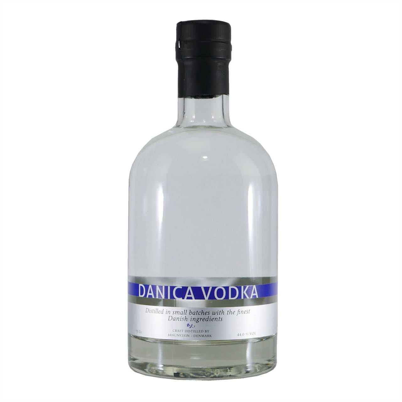 Braunstein Danica Vodka mit Geschenk-Holzkiste