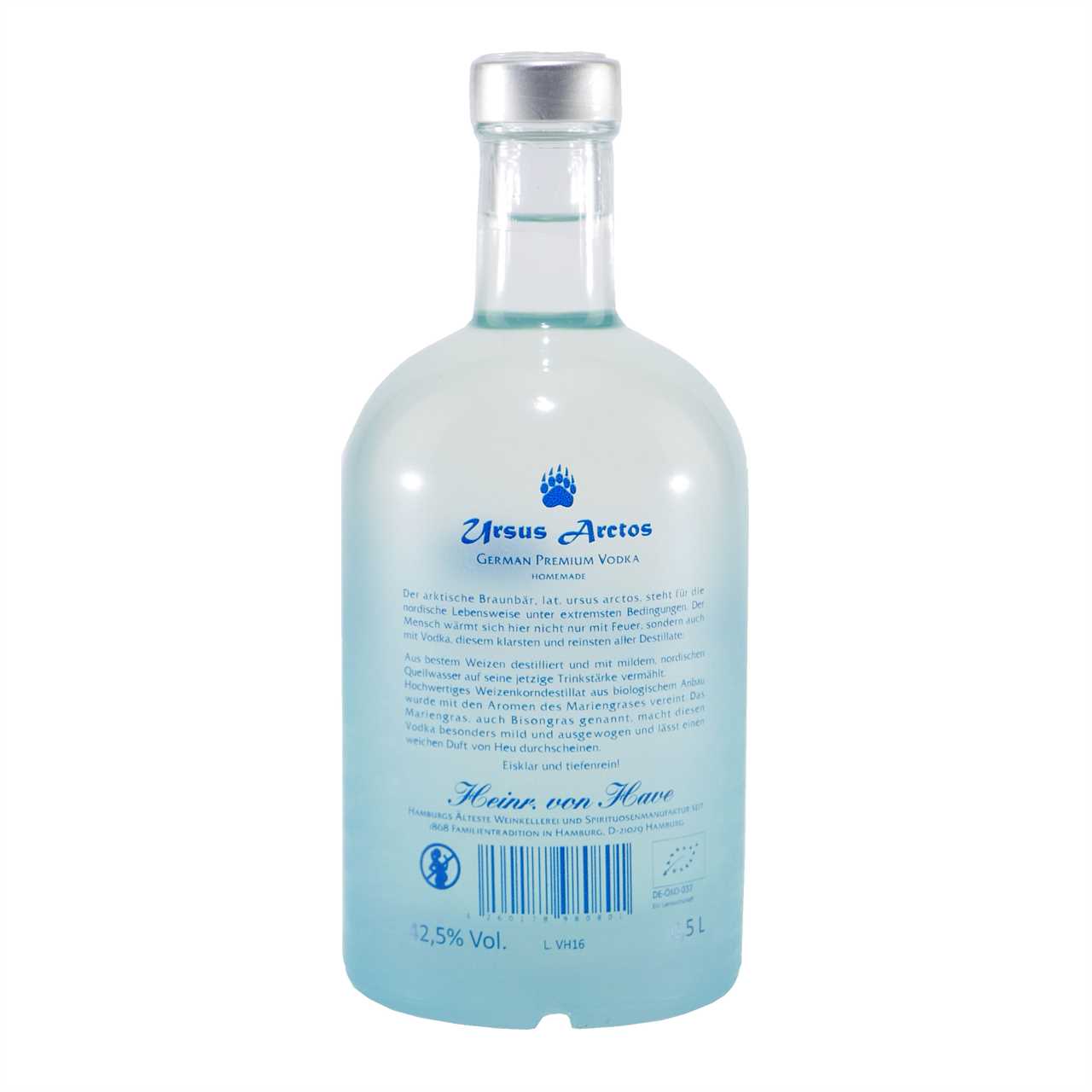Heinr. von Have URSUS ARCTOS Premium Vodka Bisongras
