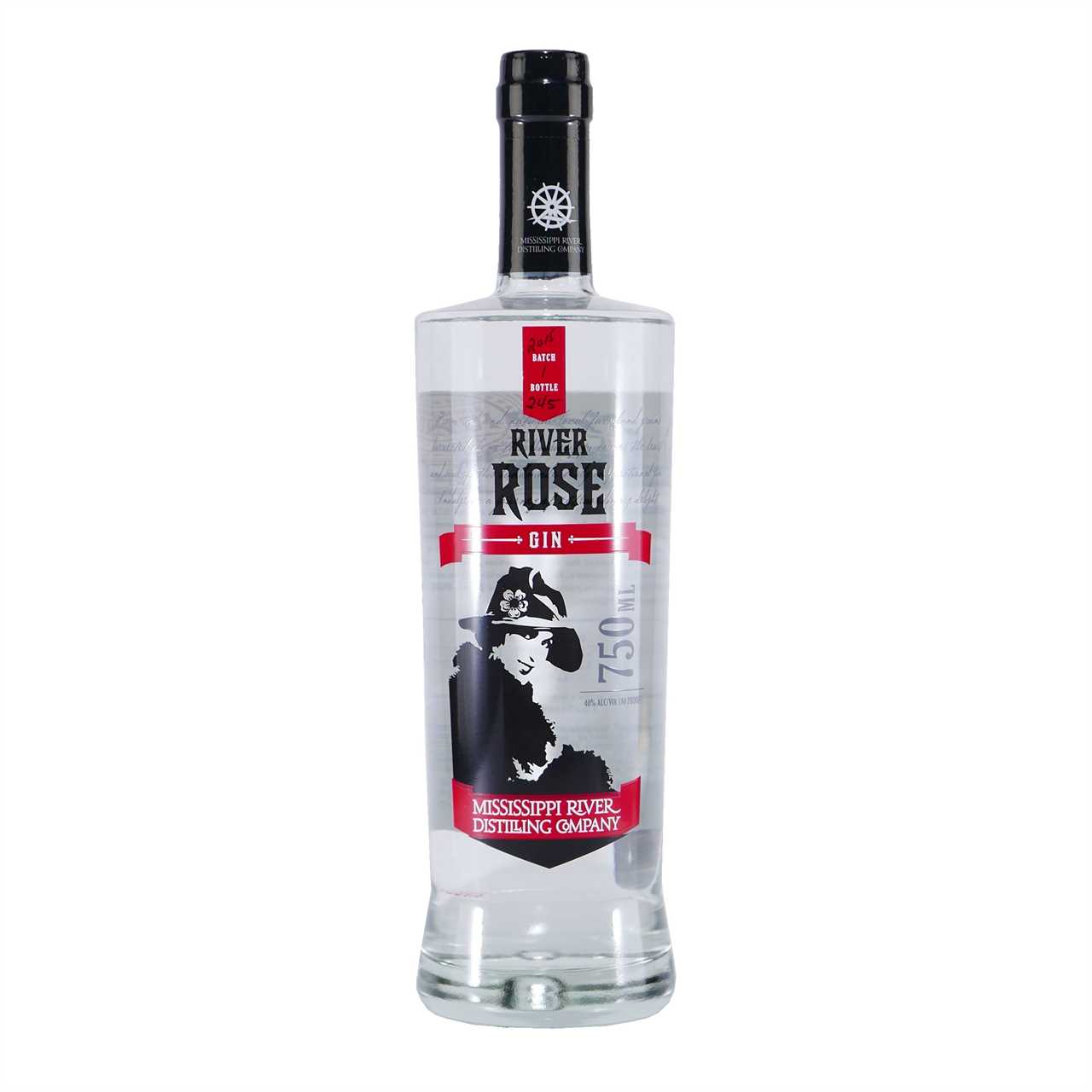 MRDC River Rose Gin mit Geschenk-Holzkiste