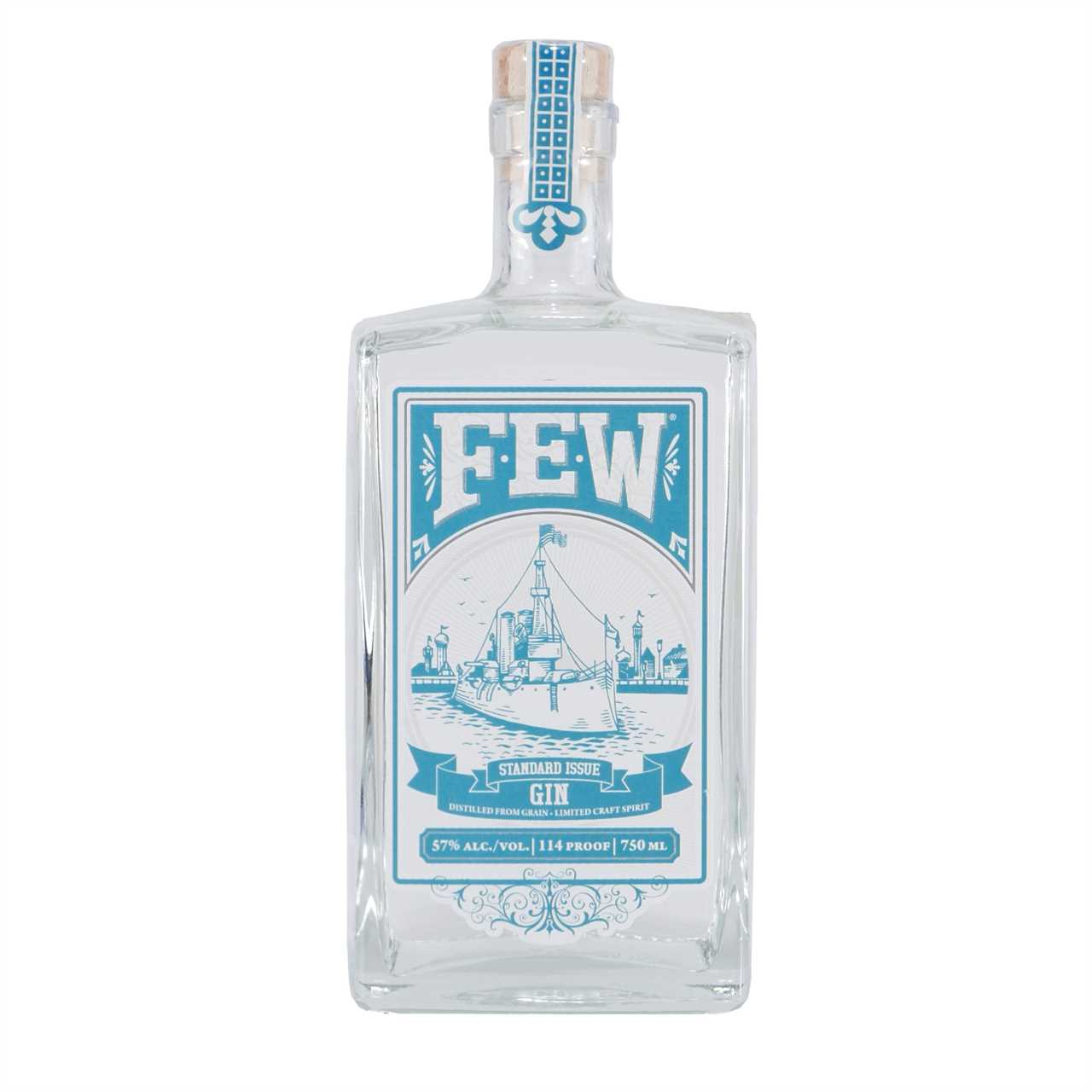 FEW Standard Issue Navy Strength Gin mit Geschenk-HK