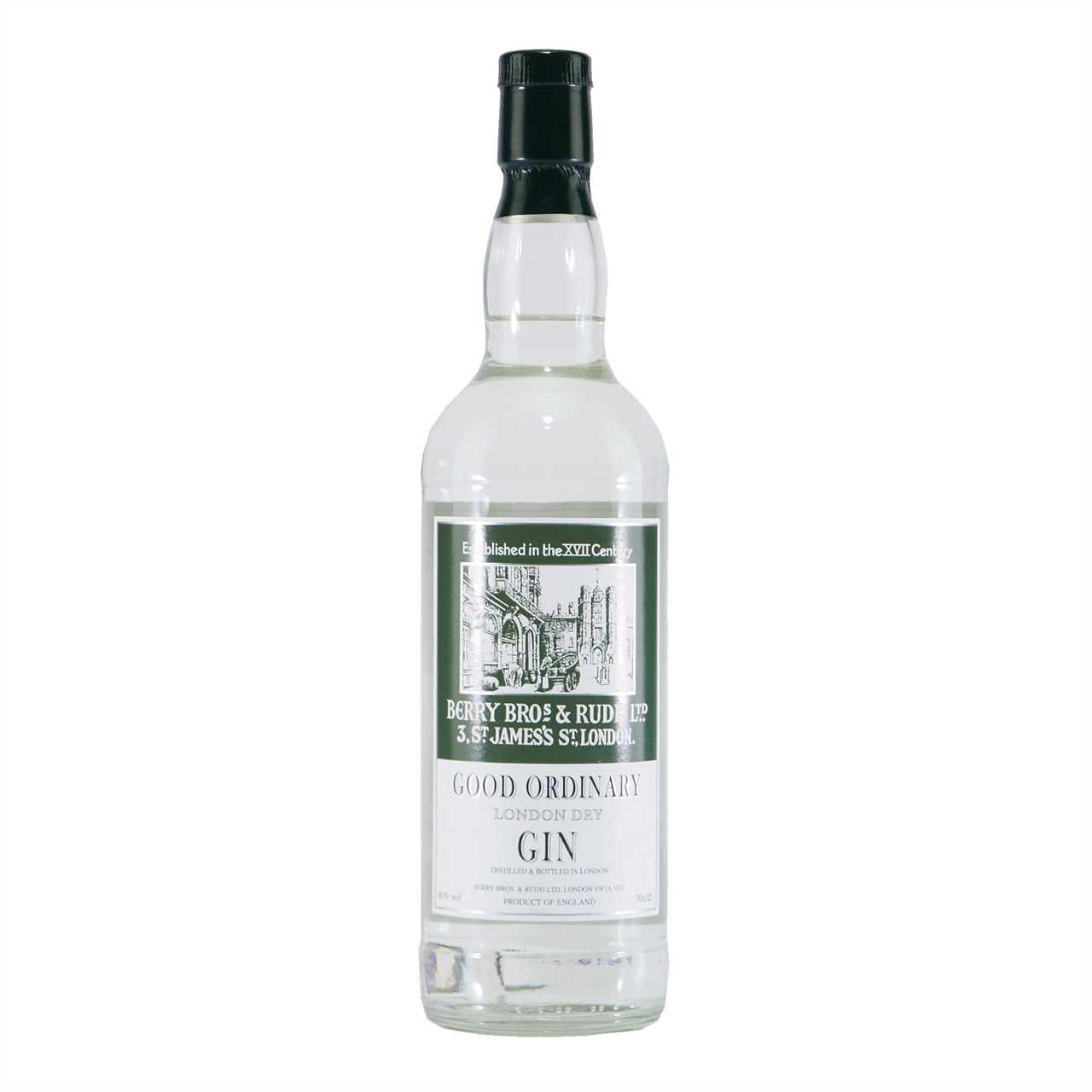 Berry's Good Ordinary Gin mit Geschenk-Holzkiste