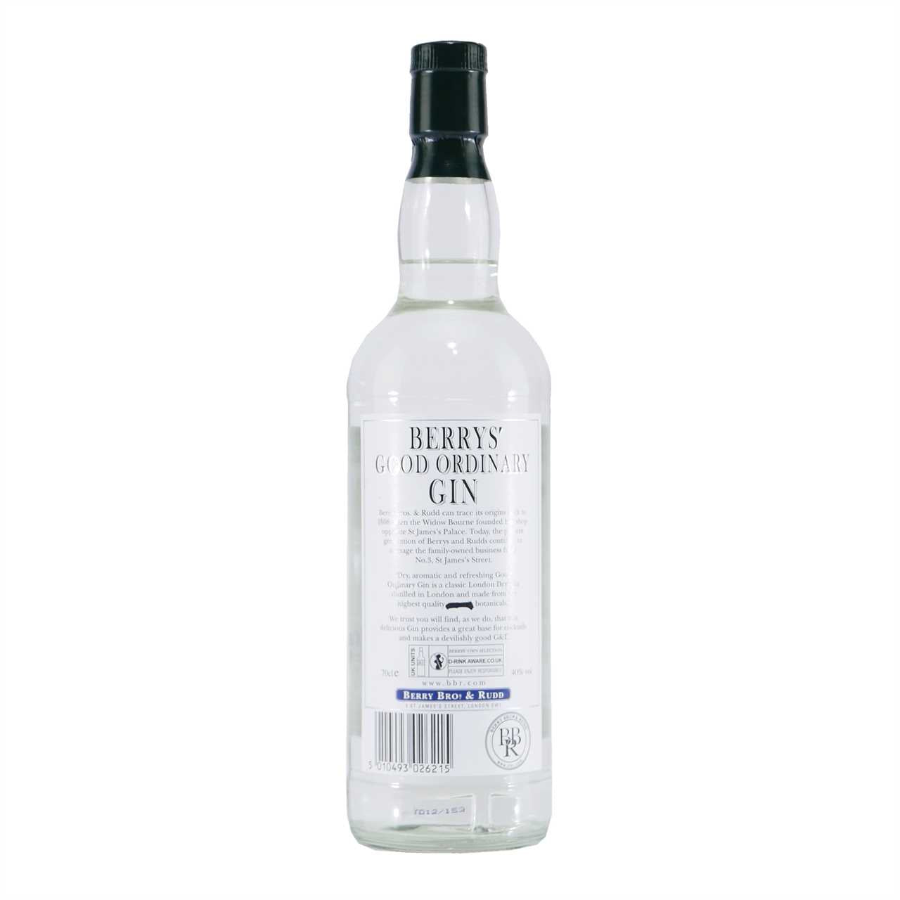 Berry's Good Ordinary London Dry Gin