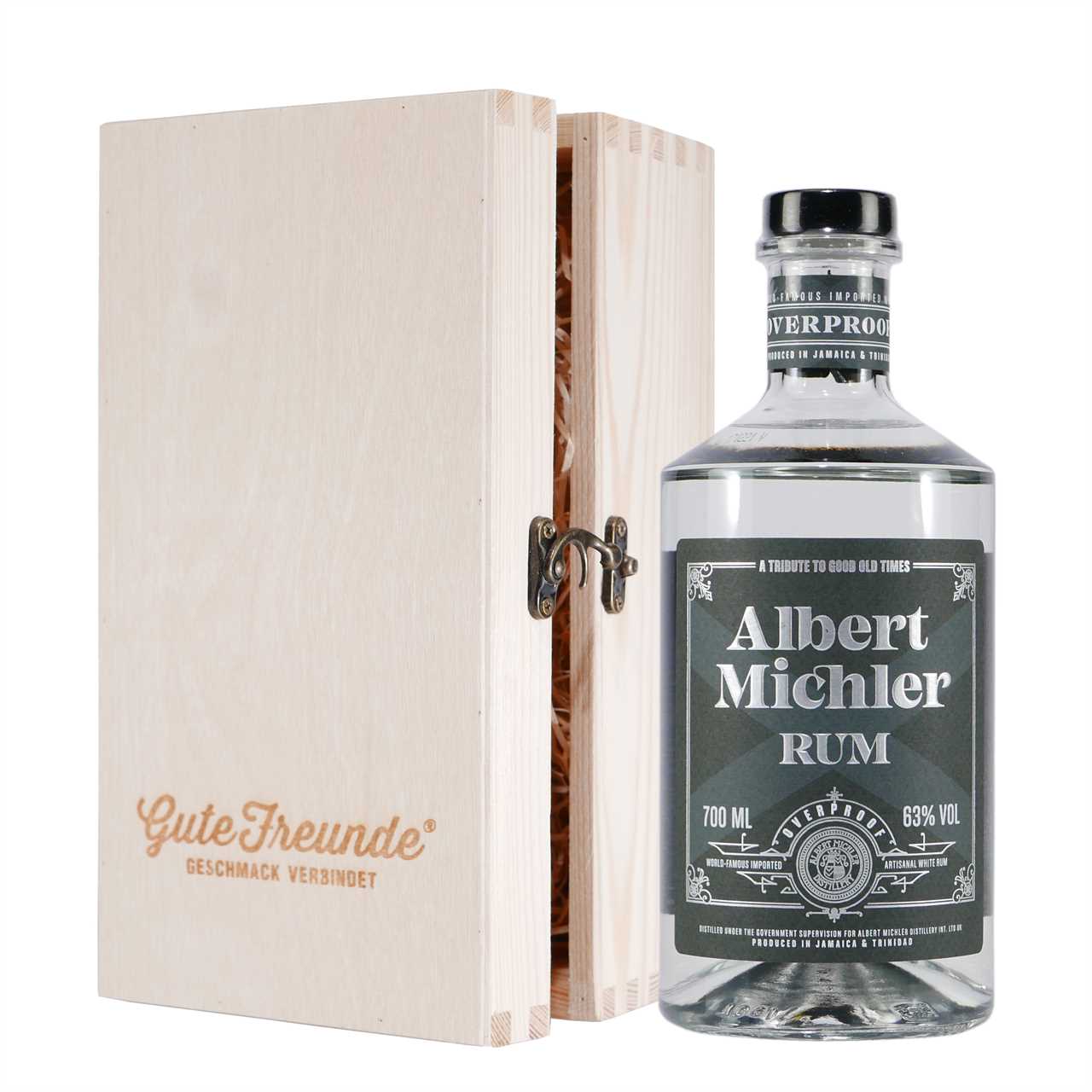 Michlers Overproof Artisanal White Rum mit Geschenk-HK