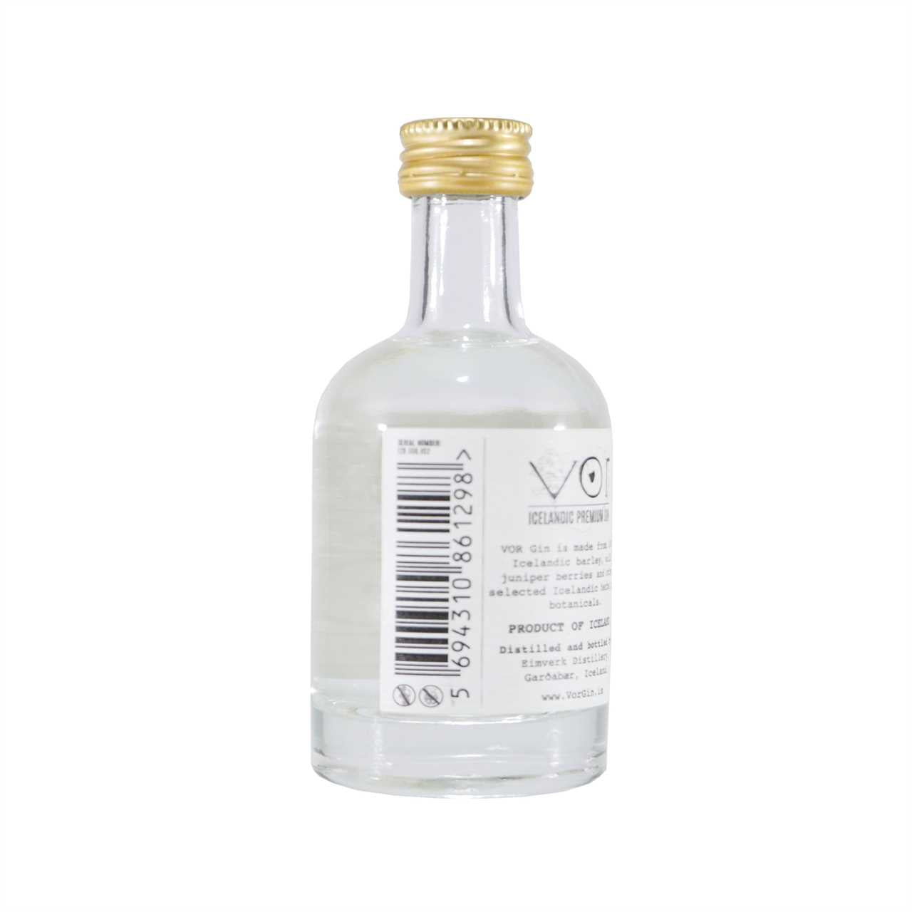 VOR Icelandic Gin "Miniatur" (0,05 L)