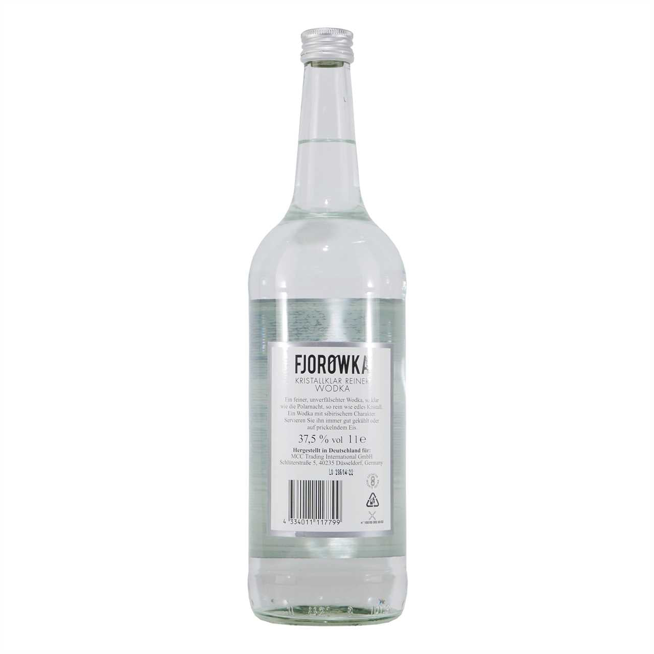 Fjorowka Wodka mit Geschenk-Holzkiste