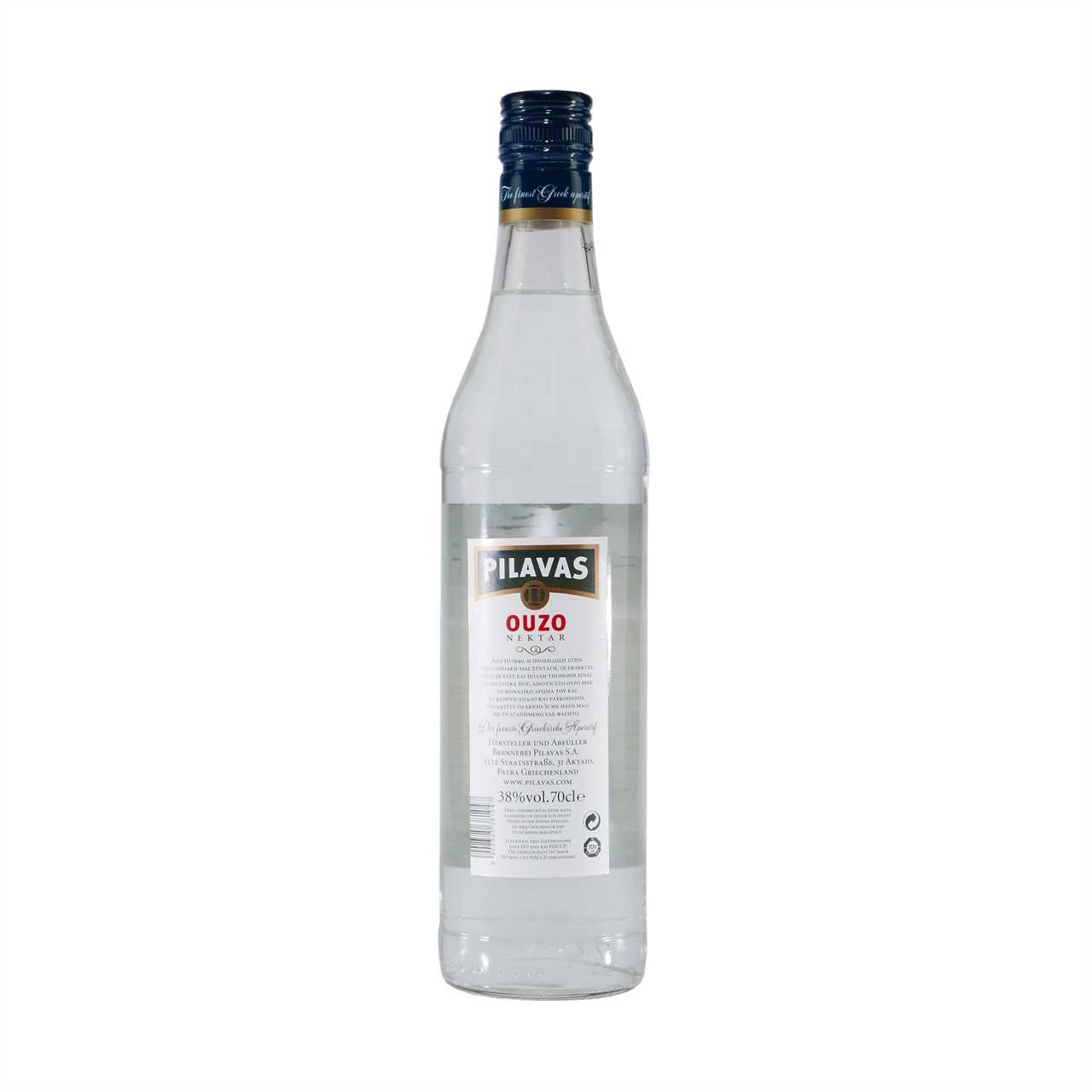 Pilavas Ouzo Nektar mit Geschenk-Holzkiste