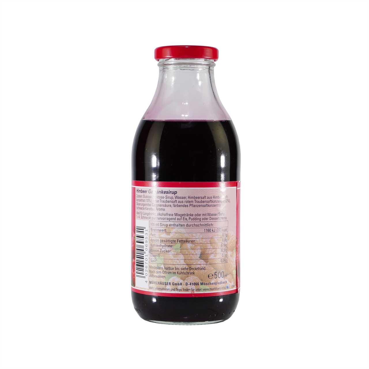 Mühlhäuser Himbeere Getränkesirup (12 x 0,5L)