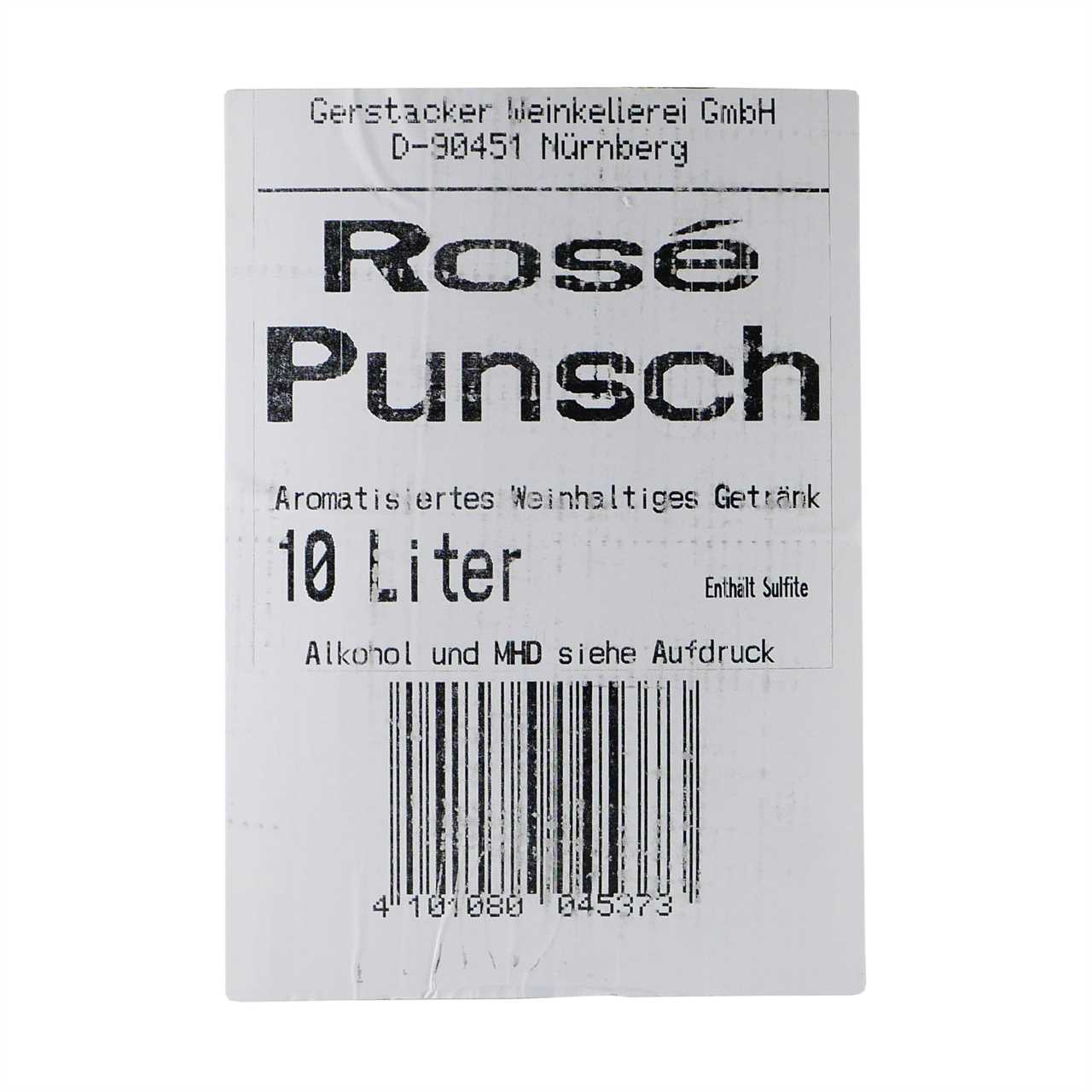 GERSTACKER Rosé Punsch 10L BIB