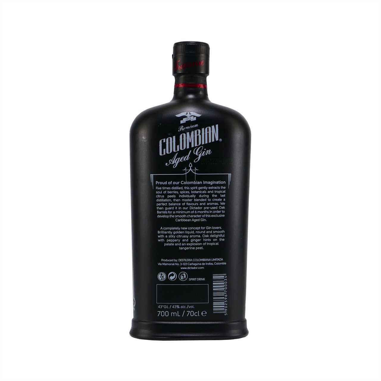 Dictador Colombian Aged Gin mit Geschenk-HK