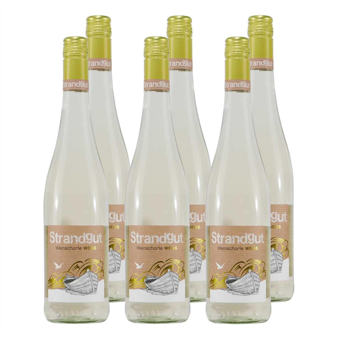 Strandgut Weinschorle Weiß (6 x 0,75L)