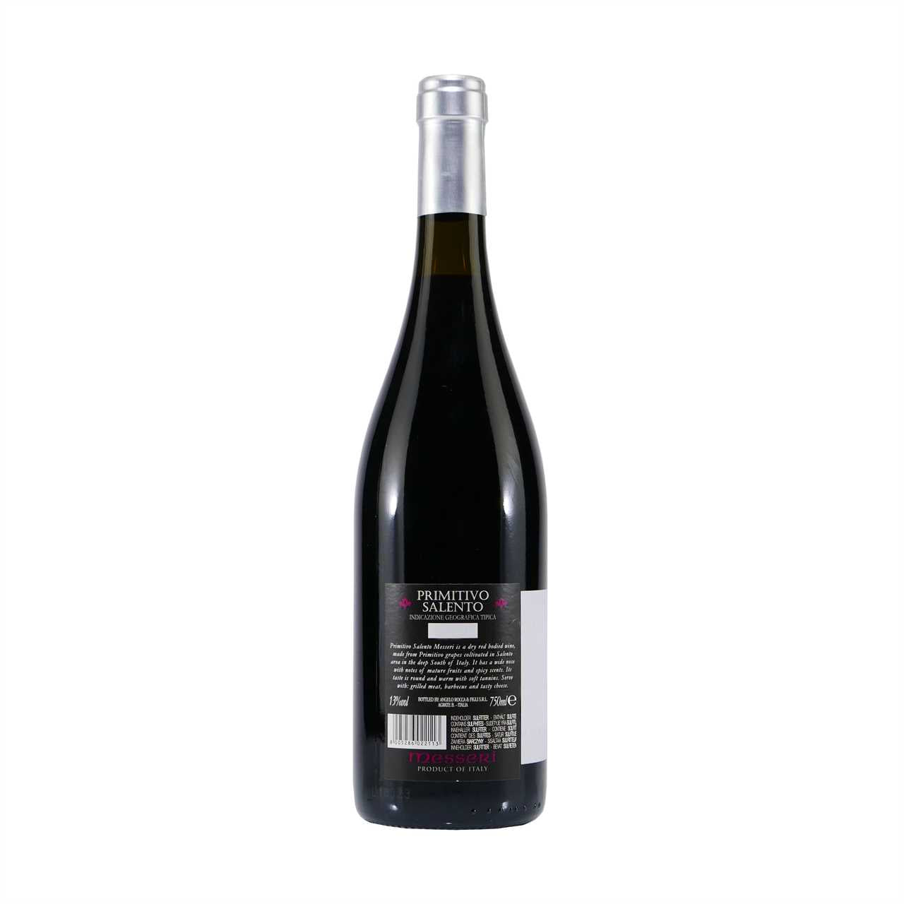 Messeri Primitivo IGT Rotwein -trocken- (6 x 0,75L)