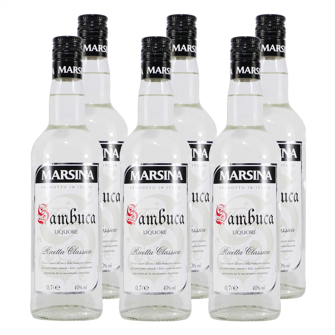 Marsina Sambuca Liquore (6 x 0,7L)
