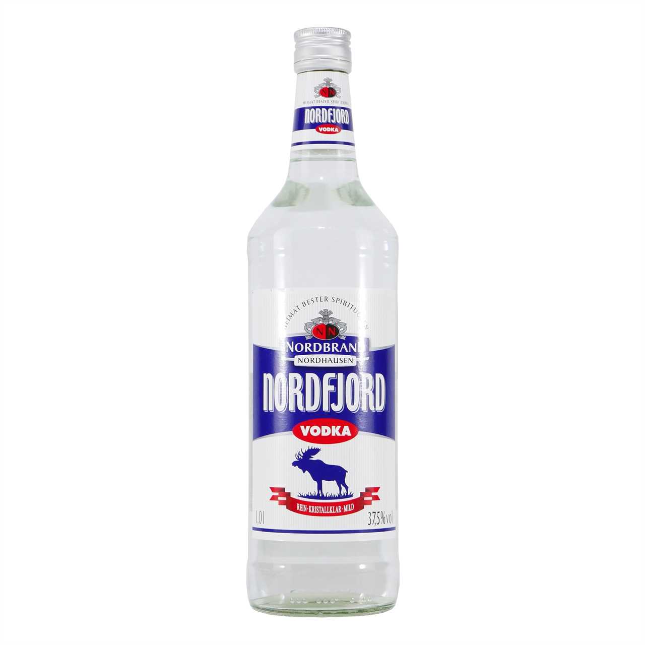 Nordbrand Nordfjord Vodka mit Geschenk-Holzkiste