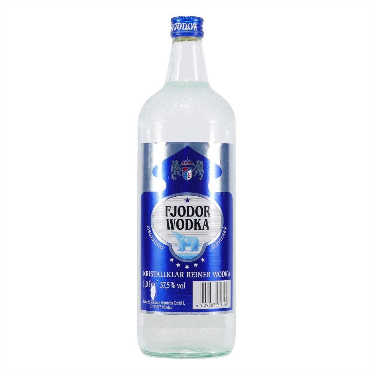 Fjodor Wodka mit Geschenk-Holzkiste