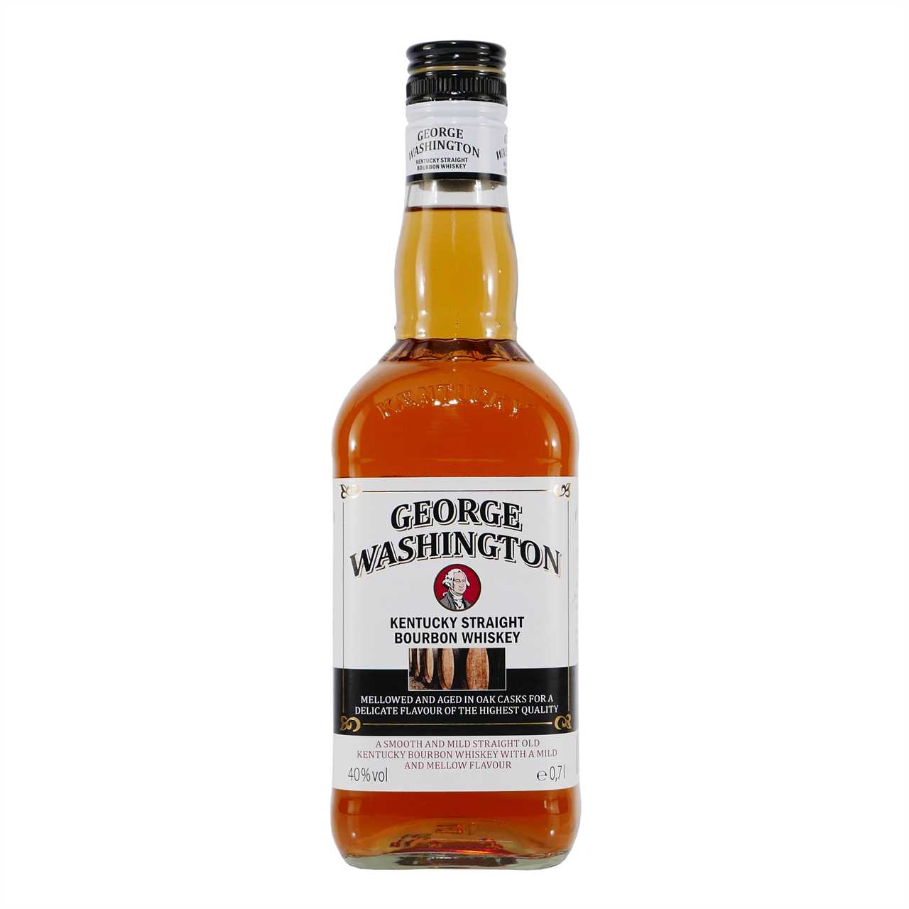 George Washington Bourbon Whiskey mit Geschenk-HK