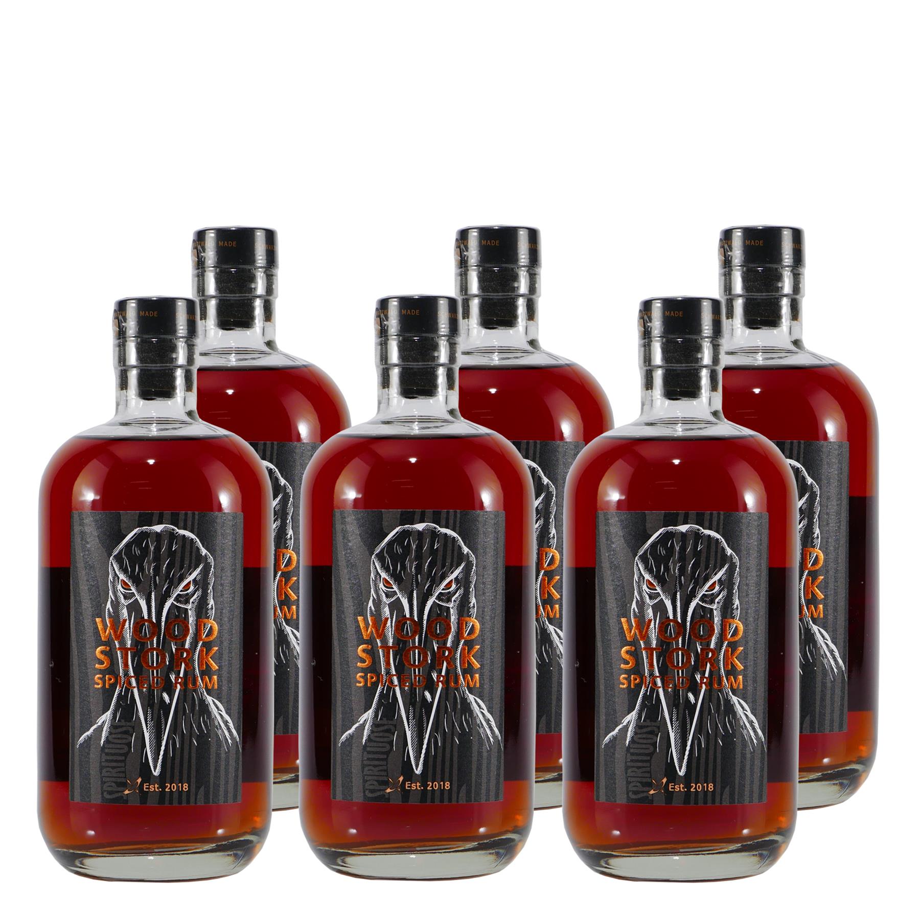 Wood Stork Spiced Rum (6 x 0,5L)